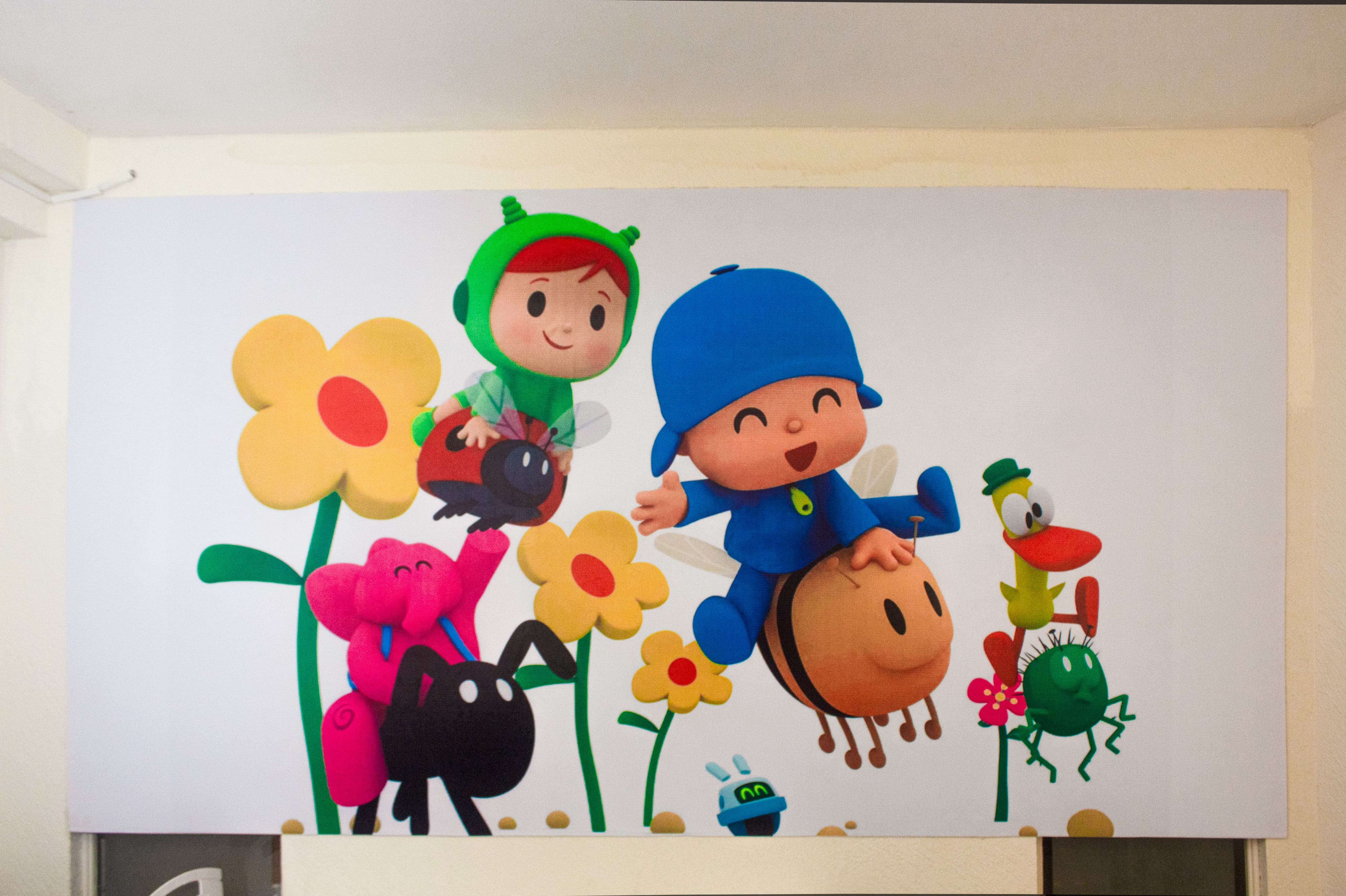 Instalaciones Generales Poster Pocoyo instalaciones generales clínica Dr. Uziel Márquez Veracruz